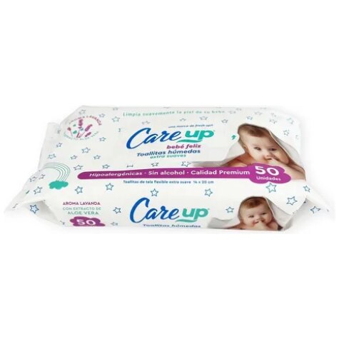 CARE UP TOALLITAS HUMEDAS BEBE X50