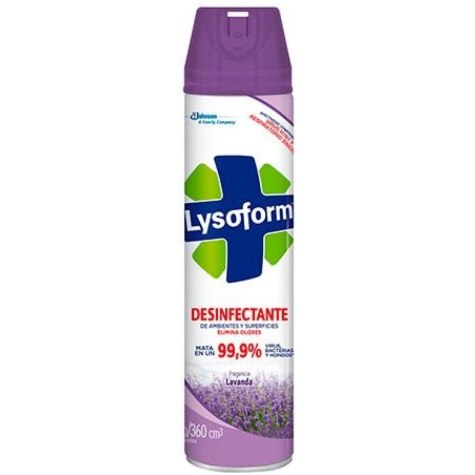 LYSOFORM DESINFECTANTE EN AEROSOL LAVANDA